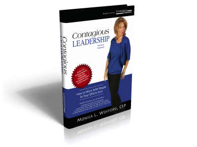 Monica Wofford, CSP, recorded the Contagious Leadership&trade; 4 CD set which 
                                                  teaches managers how to lead others and themselves more effectively.