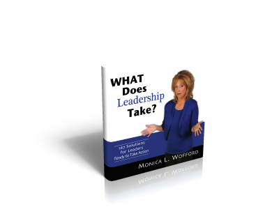 Author Monica Wofford, CSP, talks about What Does Leadership Take in this humorous 
                                                 and helpful gift book.